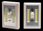 Cyclops COB LED Light Switch 200 Lumens Magnetic Velcro Screw Mount 2 Pack