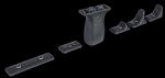 Sig Sauer Tread Forward Grip Kit Black Polymer