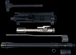 LBE Unlimited AR137RBK 13.7in CHF AR-15 Ready Build Upper Kit (5.56/.223, Black)