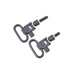Uncle Mikes 13112 Standard Swivels Wood Screw Type 1 Bolt Black