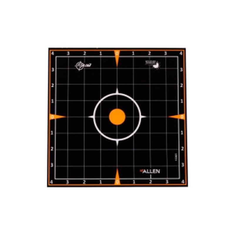 Allen EZ AIM Adhesive Splash Sight-In Grid 8x8, 6-Pack