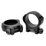 Warne 7241M Mountain Tech Scope Ring Set Fixed For Rifle Picatinny/Weaver Medium 35mm Tube Black Anodized Aluminum