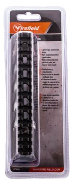 Firefield Verge M-LOK 7" Aluminum Picatinny Rail, Hardcoat Anodized Matte Black - FF34064