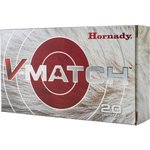 Hornady V-Match 65-grendel 100gr ELD-VT Ammunition 20rds