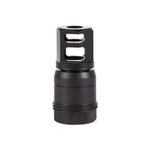 Sig Sauer SL76258X2425DEGM Clutch-Lok QD Muzzle Brake Black Stainless Steel with 5/8"-24 tpi Threads for 7.62mm 25 Degree Taper