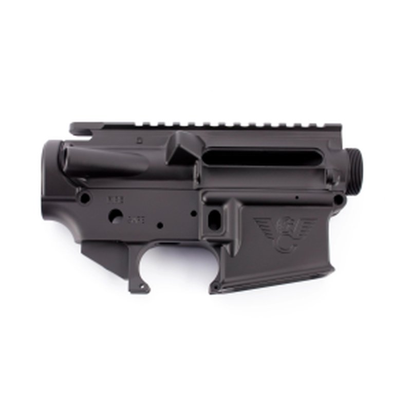 Wilson Combat Mil-Spec Forged AR-15 Receiver Set - Black - Open Trigger Guard