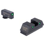 Ameriglo Glock L Tall Green Tritium Night Sights Front .220 Inch Rear .295 Inch Optic Compatible