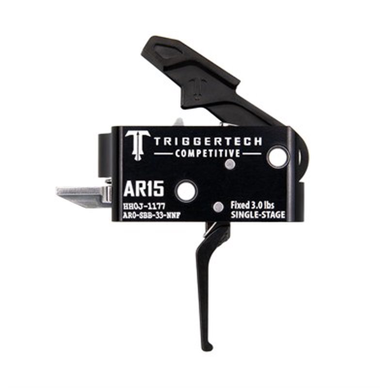 AR-15 Single-Stage Competitive Flat Trigger - PVD Black