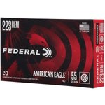Federal AE223 Amer Eagle 223 Remington 55gr FMJ Ammunition 500 Rounds