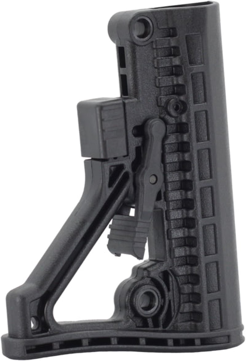 JE Machine Tech AR-15 Adaptive Skeletonized Buttstock Commercial Spec Black
