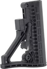 JE Machine Tech AR-15 Adaptive Skeletonized Buttstock Commercial Spec Black