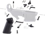 Tiger Rock AR-15 Lower Parts Kit LPK-17 Standard Grip Trigger Guard Black Matte