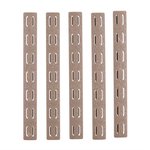 Bravo Company AR-15 KeyMod Rail Panel Kit 5-Pack Rubber Panels