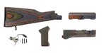 PSA AK "Voodoo" Furniture set w/ PSA Custom AK-47 Enhanced Polished Nickel Boron Fire Control Group