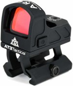 AT3 Tactical ARO Micro 3 MOA Red Dot Reflex Sight with Optional Riser Mount 1x23mm