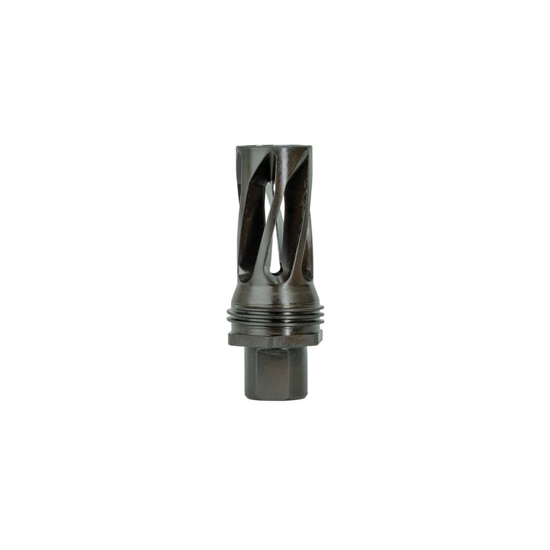 Huxwrx Safety Co Quick Detach Flash Hider 1/2-28, Black - Rapid, Secure Attachment - 2885