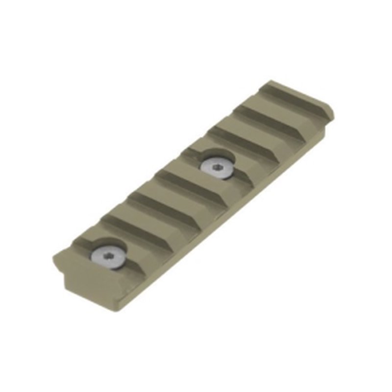 Leapers UTG Pro 8-Slot Keymod Picatinny Rail Section FDE