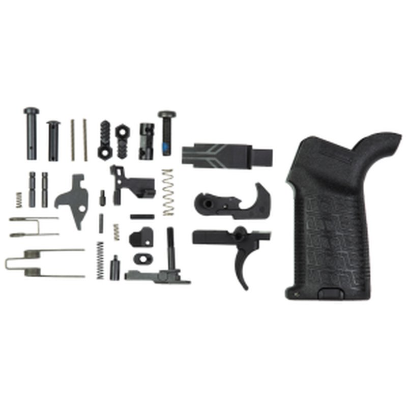 CMMG S5CA642 Zeroed Lower Parts Kit (AR-15) Black Ambi Safety & Extended Mag Catch