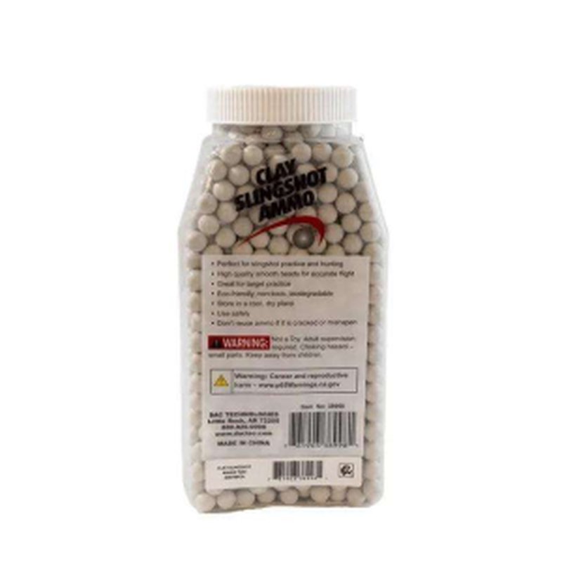 Gunmaster by DAC Clay Slingshot Ammo 1500 Count