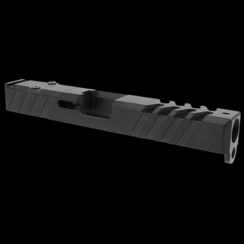 TacFire Glock 17 Gen3 9mm Optics-Cut Replacement Slide Graphite Black