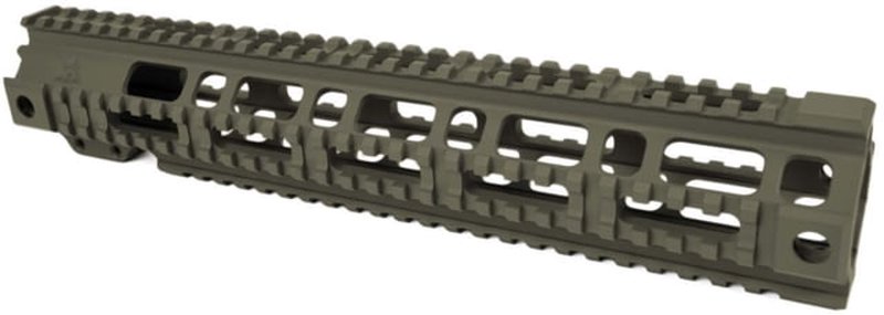 AT3 Tactical Pro Series Free Float Quad Rail AR15 Handguards 12.5in Rifle Length ODG