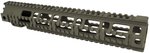 AT3 Tactical Pro Series Free Float Quad Rail AR15 Handguards 12.5in Rifle Length ODG