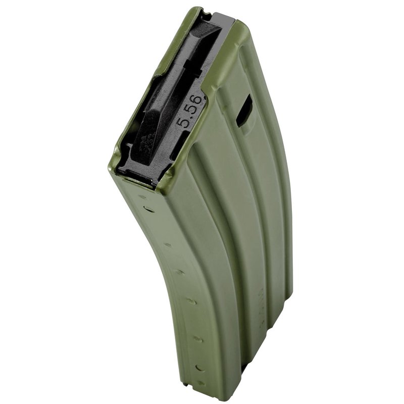 DURAMAG 30-Round Aluminum AR-15 Magazine 5.56 NATO / .223 Rem / 300 AAC Blackout OD Green