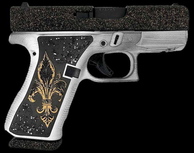 Glock G43X Fleur De Lis Custom (two-tone Cerakote)