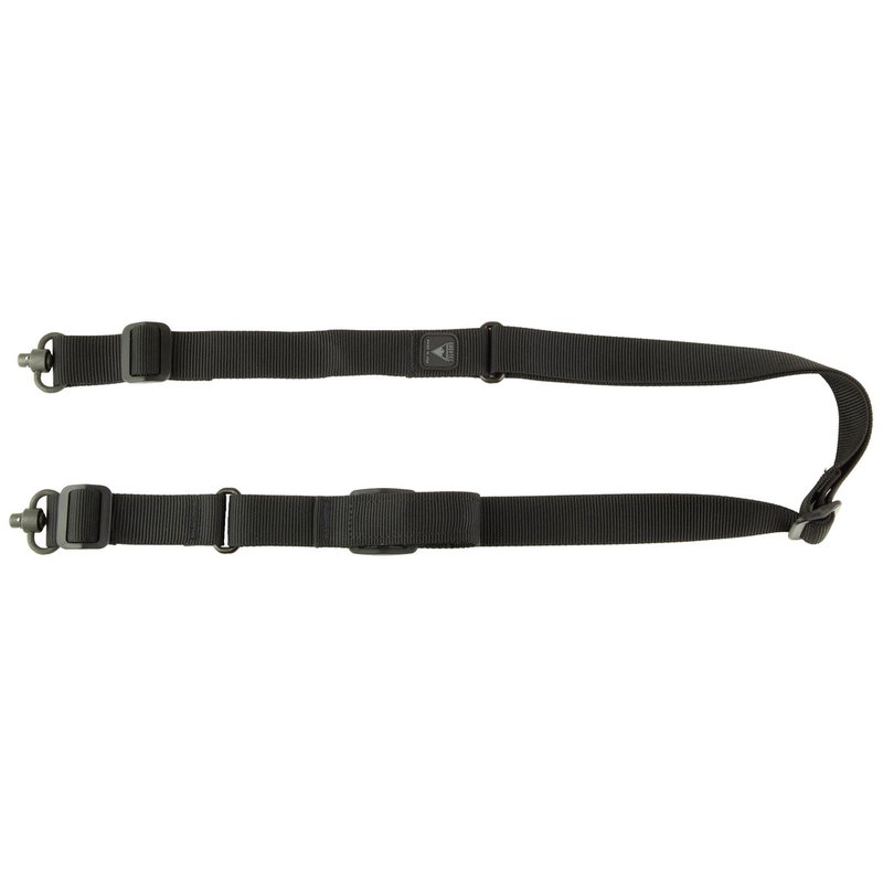 GrovTec QS 2-Point Sabre Sling 1.25 in Quick Slide Push-Button Swivels Black