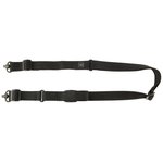 GrovTec QS 2-Point Sabre Sling 1.25 in Quick Slide Push-Button Swivels Black