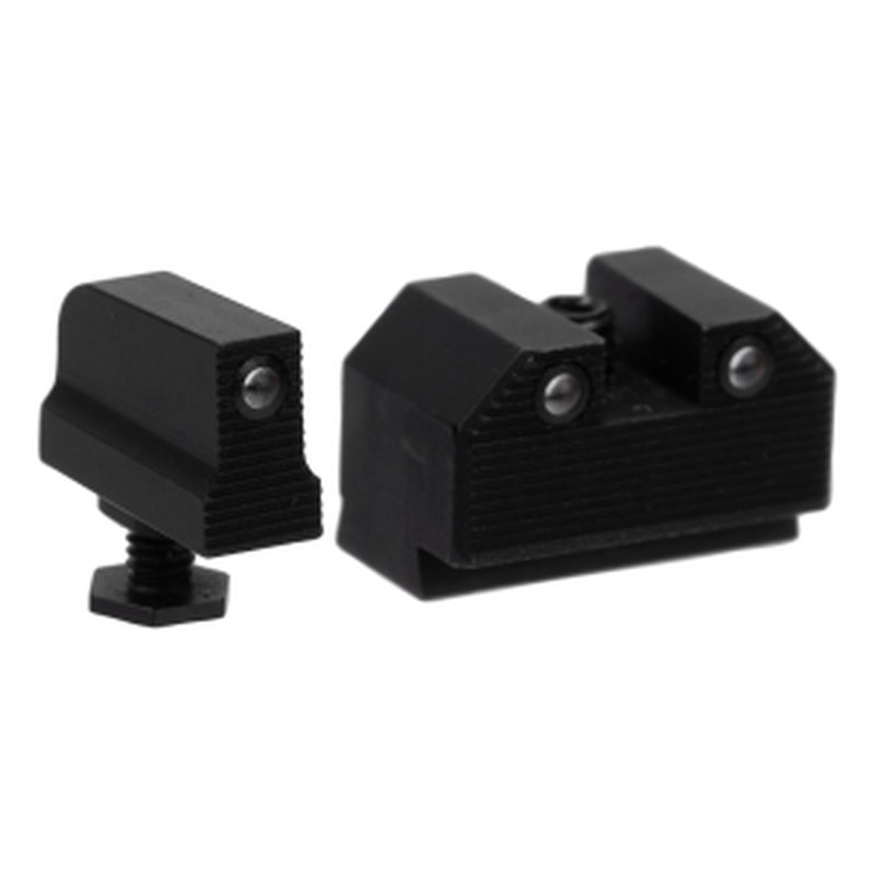 Night Fision Optics Ready Stealth Tritium Sights for Glock 43/43X (507K)