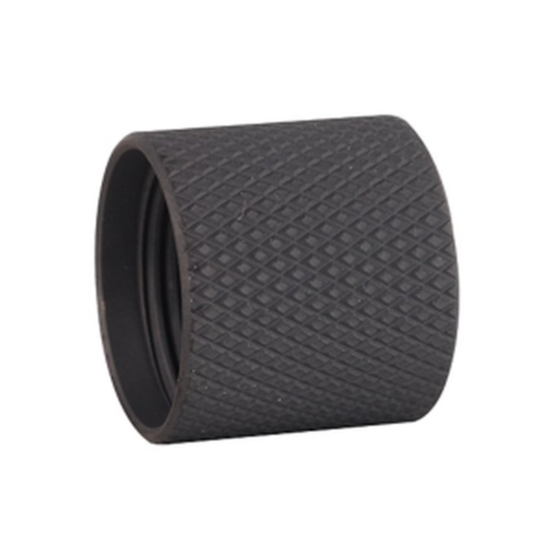 Yankee Hill Machine Barrel Thread Protector Cap 5/8-24 Standard Barrel Steel Black