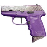 SCCY Industries DVG-1 SubComp 9mm 3.1 Inch Barrel Joker Glitter Purple