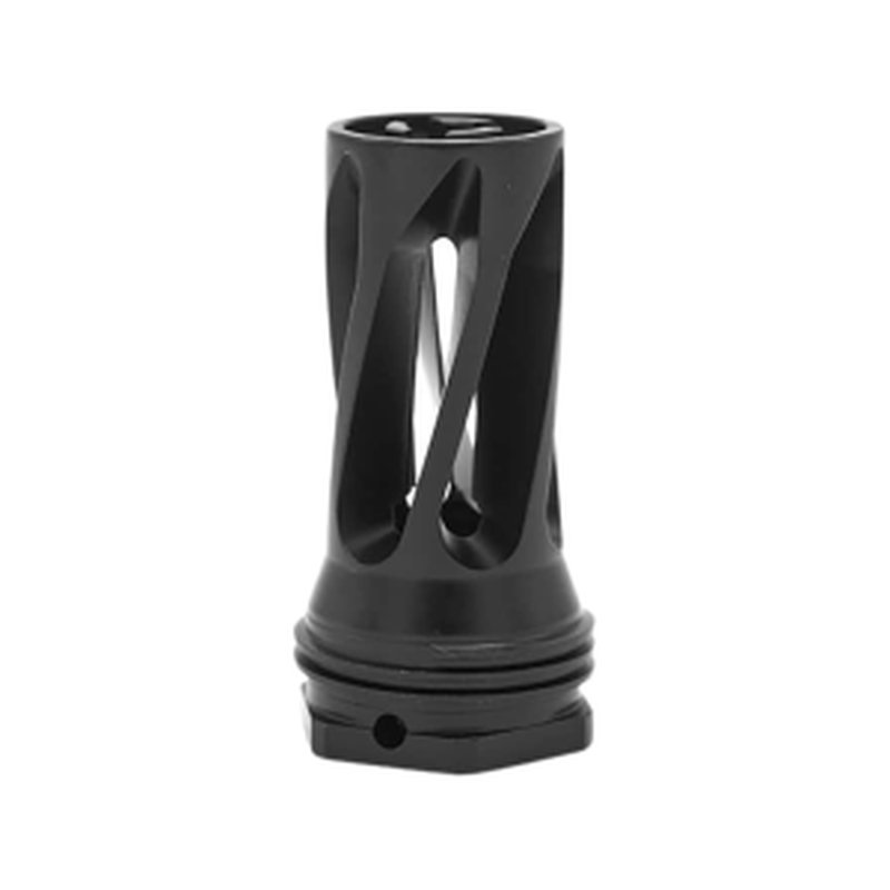 HUXWRX QD Flash Hider 7.62mm AR-10/LR-308, 5/8-24 Thread Black