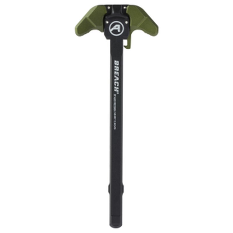 Aero Precision BREACH AR-15 Charging Handle Ambidextrous Gas Deflection Shelf Small Olive Drab