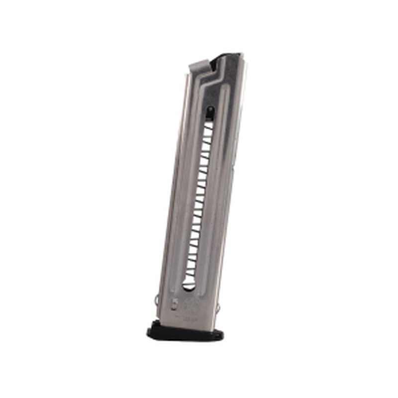 Smith & Wesson 22A, 22S Magazine 22 Long Rifle 10-Round Stainless Steel