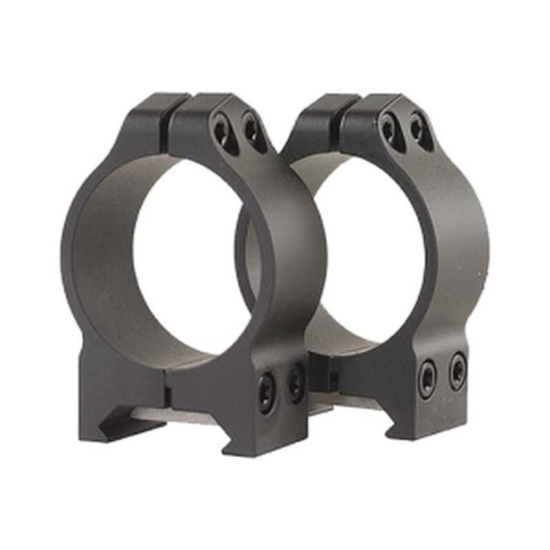 Warne 213M Maxima Vertical Ring Set Fixed For Rifle Maxima/Weaver/Picatinny Low 30mm Tube Matte Black Steel