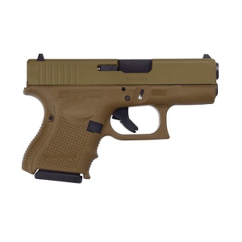 Glock G26 Gen4 9mm 3.4in 10rd Flat Dark Earth Semi-Auto Pistol