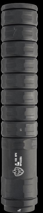 JK Armament RPX Suppressor .45 Caliber Black Aluminum Titanium