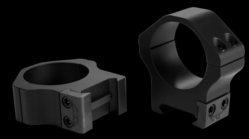 Warne Maxima 30mm Scope Rings STANAG 4694 Medium Matte Black