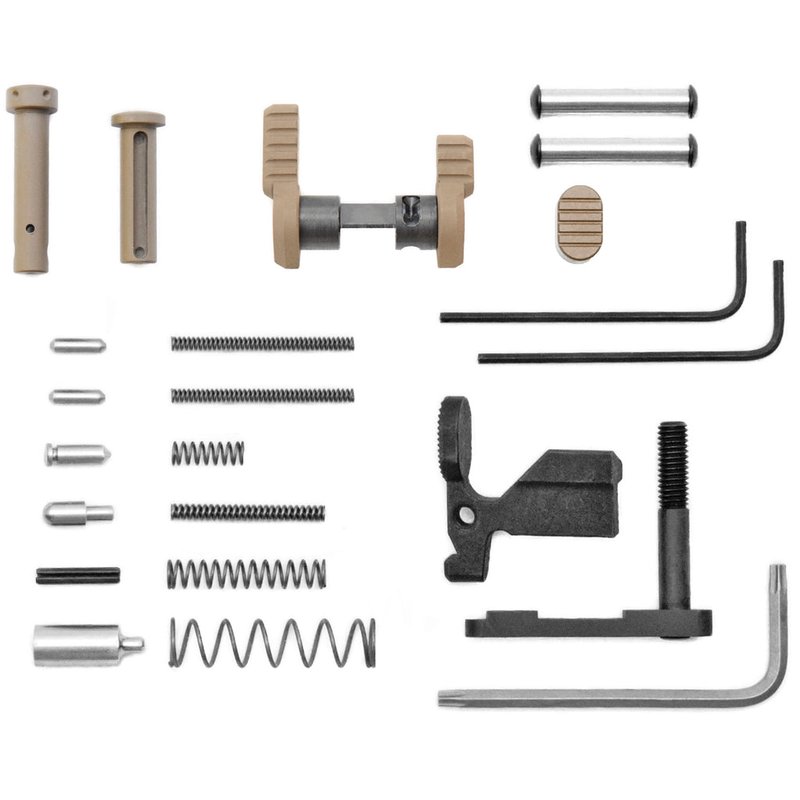 Armaspec Superlight AR-15 Gun Builders Kit Enhanced Lower Parts Flat Dark Earth ARM251-FDE