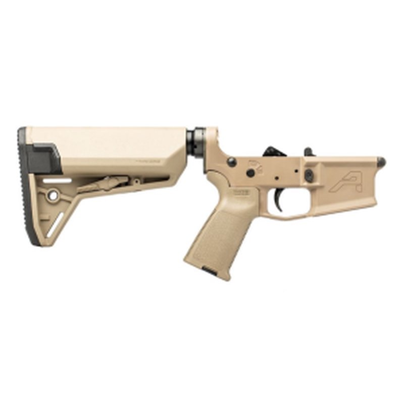 Aero Precision M4E1 Complete Lower Receiver with FDE MOE Grip & SL-S Carbine Stock - FDE Cerakote - APAR600188