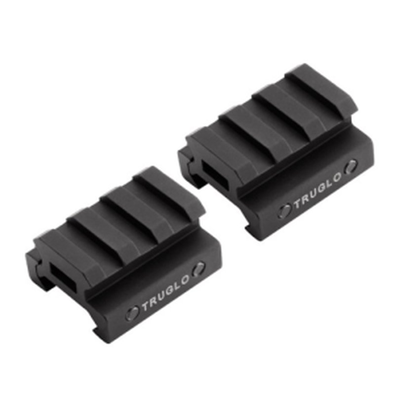 TruGlo TG8972B Picatinny Riser Mount 1/2 in 2-Piece