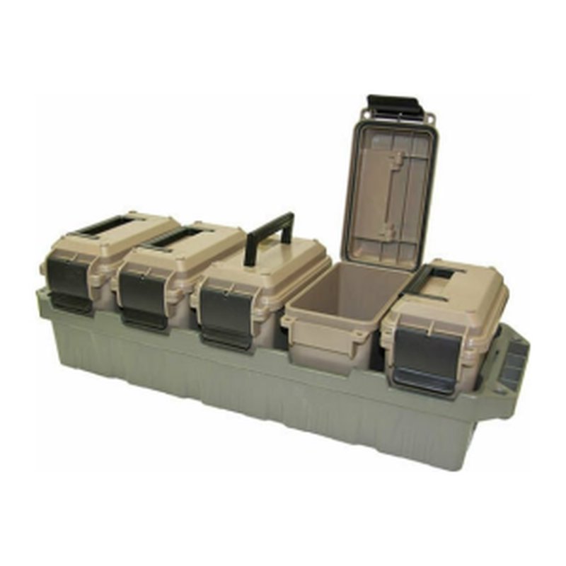 MTM AC5C 5-Can Ammo Crate Mini with 5 AC15 Mini Ammo Cans