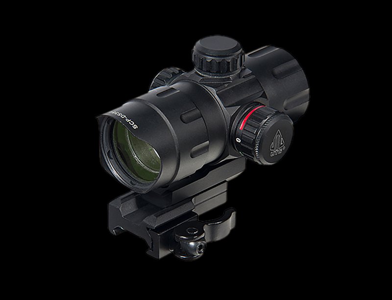 Leapers ITA 4.2-Inch Red/Green T-Dot Red Dot Sight with QD Mount and Riser SCPDS3840TDQ