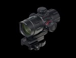 Leapers ITA 4.2-Inch Red/Green T-Dot Red Dot Sight with QD Mount and Riser SCPDS3840TDQ