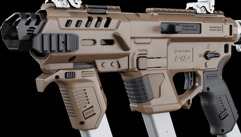 Recover Tactical Metal Front Guard FDE AR-15 Rail Guard