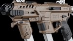 Recover Tactical Metal Front Guard FDE AR-15 Rail Guard