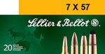 Sellier & Bellot Rifle 7x57mm Mauser FMJ 20 Rounds