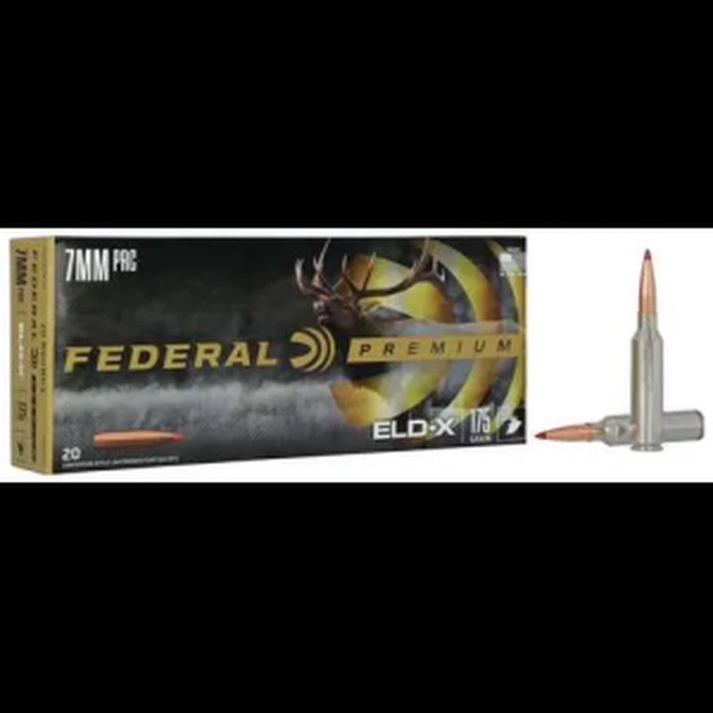 Federal Terminal Ascent 7mm PRC 175gr ELD-X Ammunition 20/10